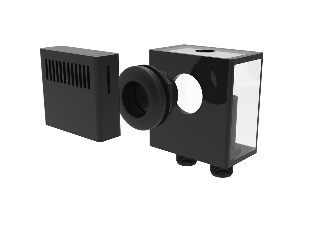 Fiji Cube Low Profile External Overflow Box 400GPH