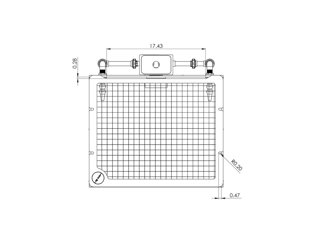 Fiji Cube 32 Gallon EXT Aquarium Tank Lid